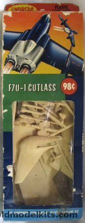 Lindberg 1/48 Vought F7U-1 Cutlass - Boy Craft Cellovision Issue - (F7U1), R510-98 plastic model kit
